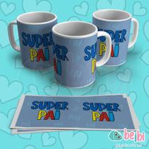 Caneca Porcelana Branca Personalizada Pai