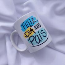 Caneca Porcelana Branca Personalizada Pai