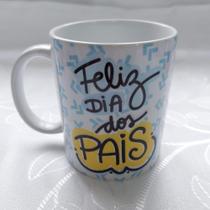 Caneca Porcelana Branca Personalizada Pai