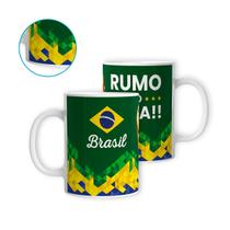 Caneca Porcelana Brasil Rumo ao Hexa Futebol Copa 325ml Caneca Porcelana Brasil Rumo ao Hexa Futebol Copa 325ml