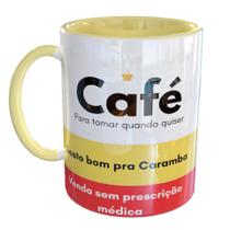 Caneca Porcelana Café Medicamento Remédio