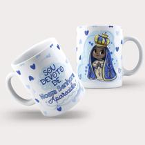 Caneca Porcelana Católica Nossa Senhora - CAT-05 Caneca Porcelana Católica Nossa Senhora - CAT-05