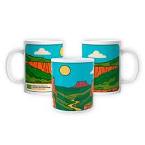 Caneca Porcelana Chapada dos Guimarães-Mato Grosso 325ml Brasil