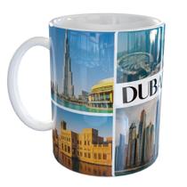Caneca Porcelana Cidade De Dubai Emirados Árabes