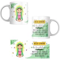 Caneca Porcelana Coleção Fé Santos Católicos diversos