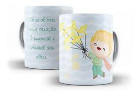 Caneca Porcelana Coleção O Pequeno Príncipe 05 Caneca Porcelana Coleção O Pequeno Príncipe 05