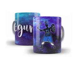 Caneca Porcelana Coleção Orixás Ogum