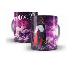 Caneca Porcelana Coleção Orixás Tranca Rua Caneca Porcelana Coleção Orixás Tranca Rua