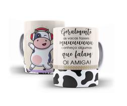 Caneca Porcelana Coleção Vaca Louca 02