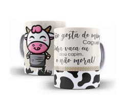 Caneca Porcelana Coleção Vaca Louca 12