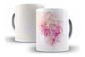 Caneca Porcelana "Coleção Vai Passar" Frases Positivas Cada Nota Aqui Pra Te Fazer Sorrir...