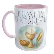 Caneca Porcelana Comunhão Primeira Eucaristia