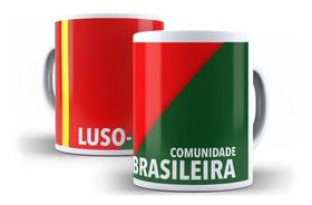 Caneca Porcelana Comunidade Luso Brasileira Homenagem