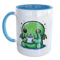 Caneca Porcelana Cthulhu Monstro Fofinho