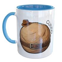 Caneca Porcelana Cuiudo Rustico Colhudo