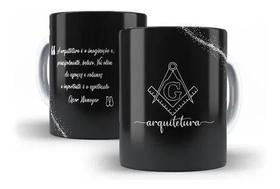 Caneca Porcelana Curso Arquitetura Com Frase