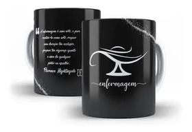 Caneca Porcelana Curso Enfermagem Com Frase Caneca Porcelana Curso Enfermagem Com Frase