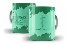 Caneca Porcelana Curso Formatura Medicina