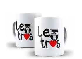 Caneca Porcelana Curso Letras com Coração Caneca Porcelana Curso Letras com Coração