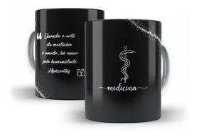 Caneca Porcelana Curso Medicina Com Frase