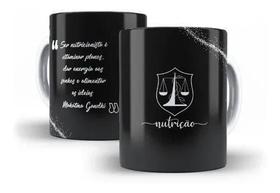 Caneca Porcelana Curso Nutrição Com Frase Caneca Porcelana Curso Nutrição Com Frase