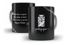 Caneca Porcelana Curso Pedagogia Com Frase