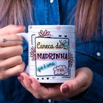 Caneca Porcelana Da Madrinha Que é uma Mãe Est. Madrinha - Presente dia das Mães Zlprint Caneca Porcelana Da Madrinha Que é uma Mãe Est. Madrinha - Presente dia das Mães Zlprint