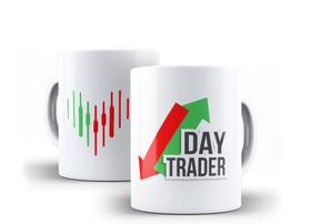 Caneca Porcelana Day Trader Investidor Caneca Porcelana Day Trader Investidor