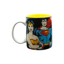 Caneca Porcelana DC Liga da Justiça Super Heróis 42305 - 300 ML