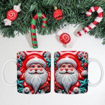 Caneca Porcelana de Natal 3- Presente Natalino