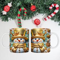 Caneca Porcelana de Natal 4 - Presente Natalino