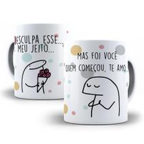 Caneca Porcelana Desculpe Esse Meu Jeito Flork Presente