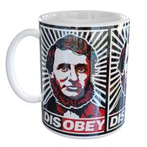 Caneca Porcelana Desobediencia Civil Henry David Thoreau