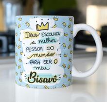 Caneca Porcelana Deus Escolheu a Melhor Pessoa para ser minha Bisavô - Dia dos Pais Zlprint Caneca Porcelana Deus Escolheu a Melhor Pessoa para ser minha Bisavô - Dia dos Pais Zlprint