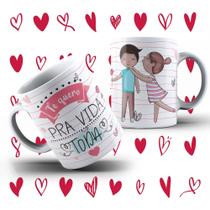 Caneca Porcelana Dia Dos Namorados Te Quero Casal Noivo Love Marido Certo Amor-MEGA OFERTA!