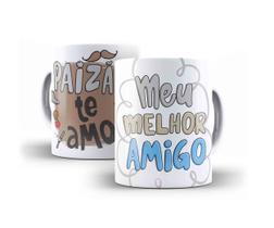 Caneca Porcelana Dia dos Pais Paizão Te Amo Caneca Porcelana Dia dos Pais Paizão Te Amo