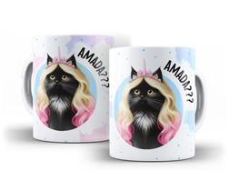 Caneca Porcelana Divertida Amada Caneca Porcelana Divertida Amada