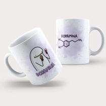 Caneca Porcelana Divertida Fórmula da Dopamina - GRL-05