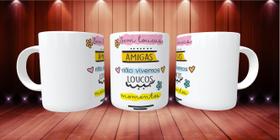 Caneca Porcelana Divertida Gratidão Loucos Momentos