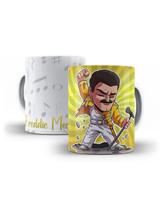 Caneca Porcelana Divertida Hits Da Música Freddie Mercury