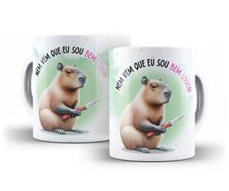 Caneca Porcelana Divertida Nem Vem Que Eu Sou Bem Louca