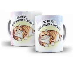 Caneca Porcelana Divertida No Puedo Estoy Gordita Y Cansadita Caneca Porcelana Divertida No Puedo Estoy Gordita Y Cansadita