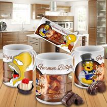 Caneca Porcelana Divertida Páscoa Simpsons 2