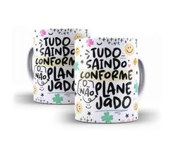 Caneca Porcelana Divertida Tudo Saindo Conforme O Não Planejado Caneca Porcelana Divertida Tudo Saindo Conforme O Não Planejado