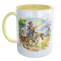 Caneca Porcelana Dom Quixote de la Mancha