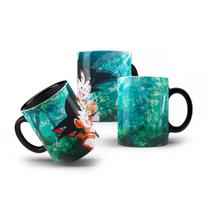 Caneca Porcelana Dragon Ball Goku Criança Esfera do Dragão Caneca Porcelana Dragon Ball Goku Criança Esfera do Dragão