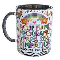 Caneca Porcelana Engraçada Meme Sou Simpática