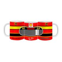 Caneca Porcelana Escuderia Ferrari F1 Presente 325ml Caneca Porcelana Escuderia Ferrari F1 Presente 325ml