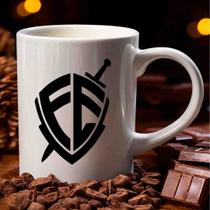 Caneca Porcelana - Escudo da Fé - Cristã