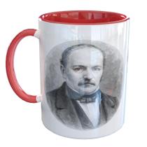 Caneca Porcelana Espirita Allan Kardec Espiritismo
